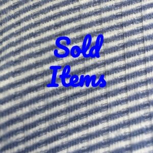 All items below here have been sold
